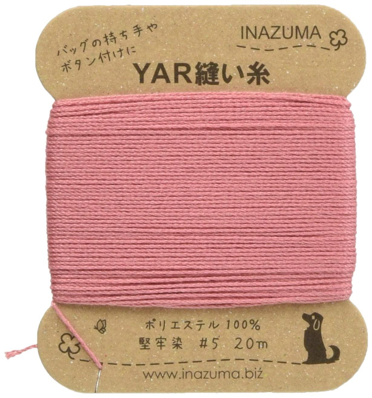 INAZUMA YAR Sewing Thread No. 5 20m Spool #16 Pink YAR5-16