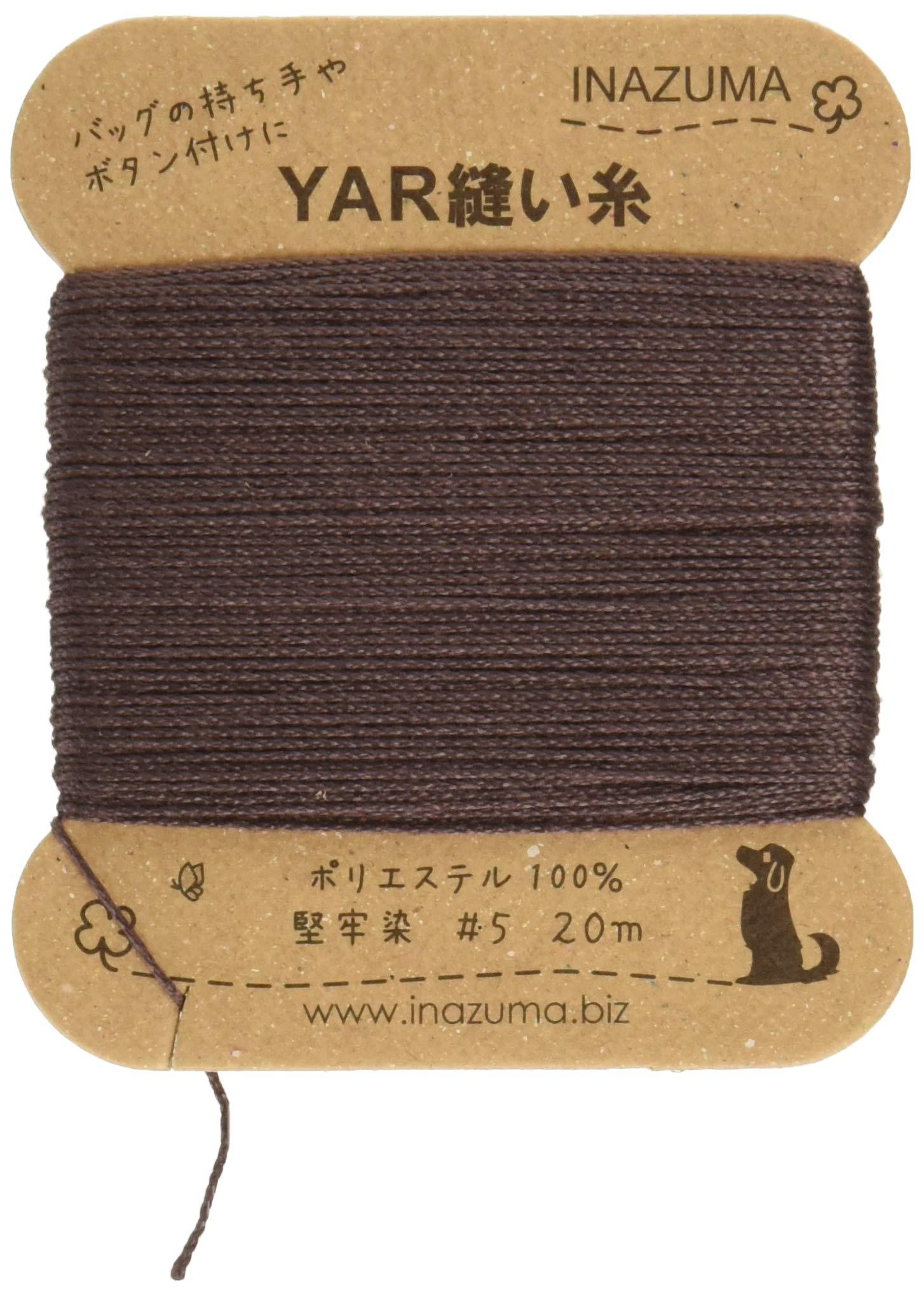 INAZUMA YAR Sewing Thread No. 5 20m Spool #21 Wine YAR5-21