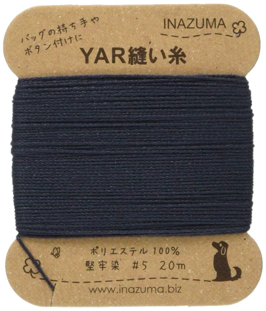 INAZUMA YAR Sewing Thread No. 4 20m Spool #41 Navy Blue YAR5-41