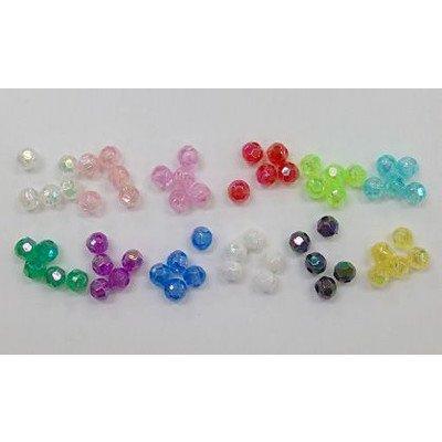 Beads Acrylic Cut Beads DX 6mm