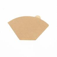 Kanae Paper Crafts Coffee Filter KS Trapezoidal 1-2 Cups 100 Sheets Unbleached Brown