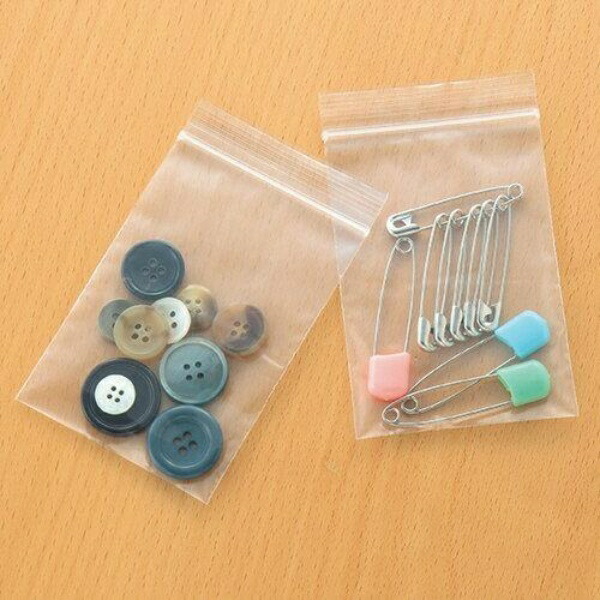 Shoei Corporation Zipper-Sealed Poly Bag Width 70mm × Height 100mm × Thickness 0.04mm C-4TH 1 Pack (100 Sheets) Bag Only