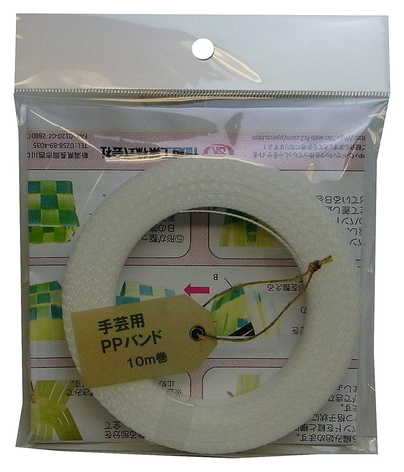 Shinetsu Kogyo Craft PP Band, 15.5mm Width, 10m Length, Transparent