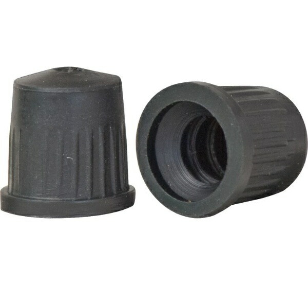 British-style valve caps, 2-pack
