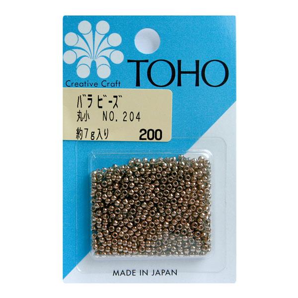 TOHO Maruko Beads Loose Pack Beads Approx. 2.2mm Outer Diameter Approx. 7g Per Pack No. 204