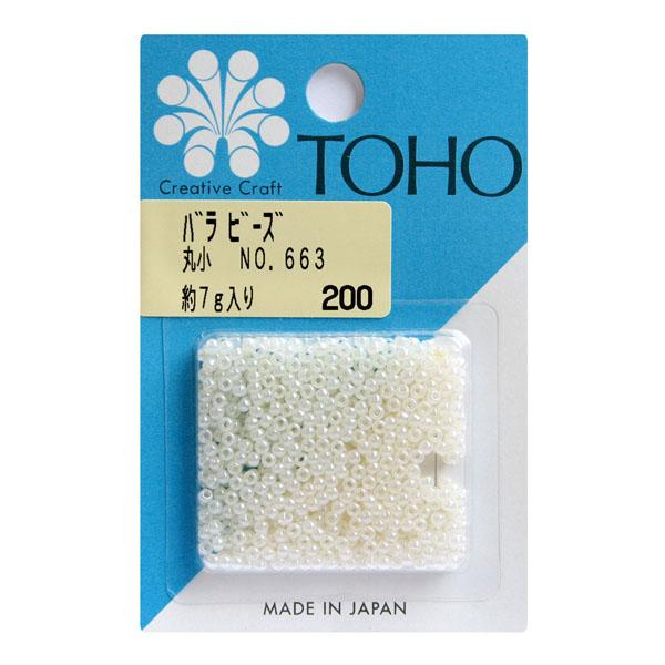 TOHO Maruko Beads Loose Pack Beads Approx. 2.2mm Outer Diameter Approx. 7g Per Pack No. 663