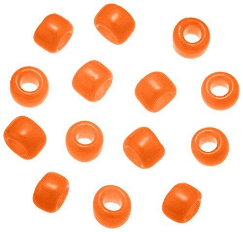 Beads, Glass Beads, Round Special Small, Jade/50A Orange
