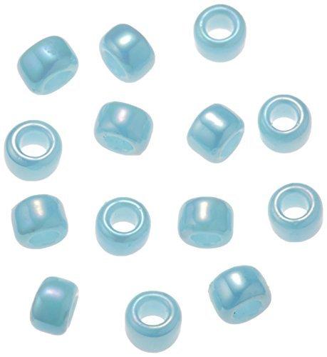 Beads, Glass Beads, Round Special Small, Jade Aurora/403 Light Blue