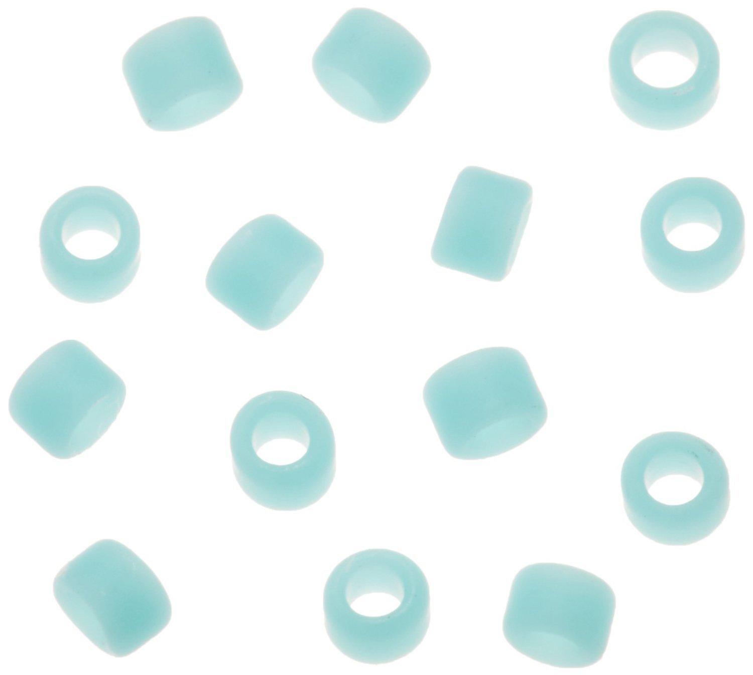 Beads, Glass Beads, Round Special Small, Jade (Matte Finish)/55F Light Blue