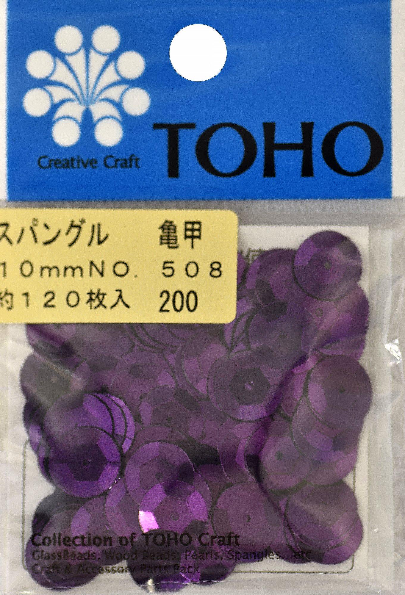 TOHO Spangle Tortoise Shell Approx. 10mm Navy Blue Approx. 120 pieces No.508