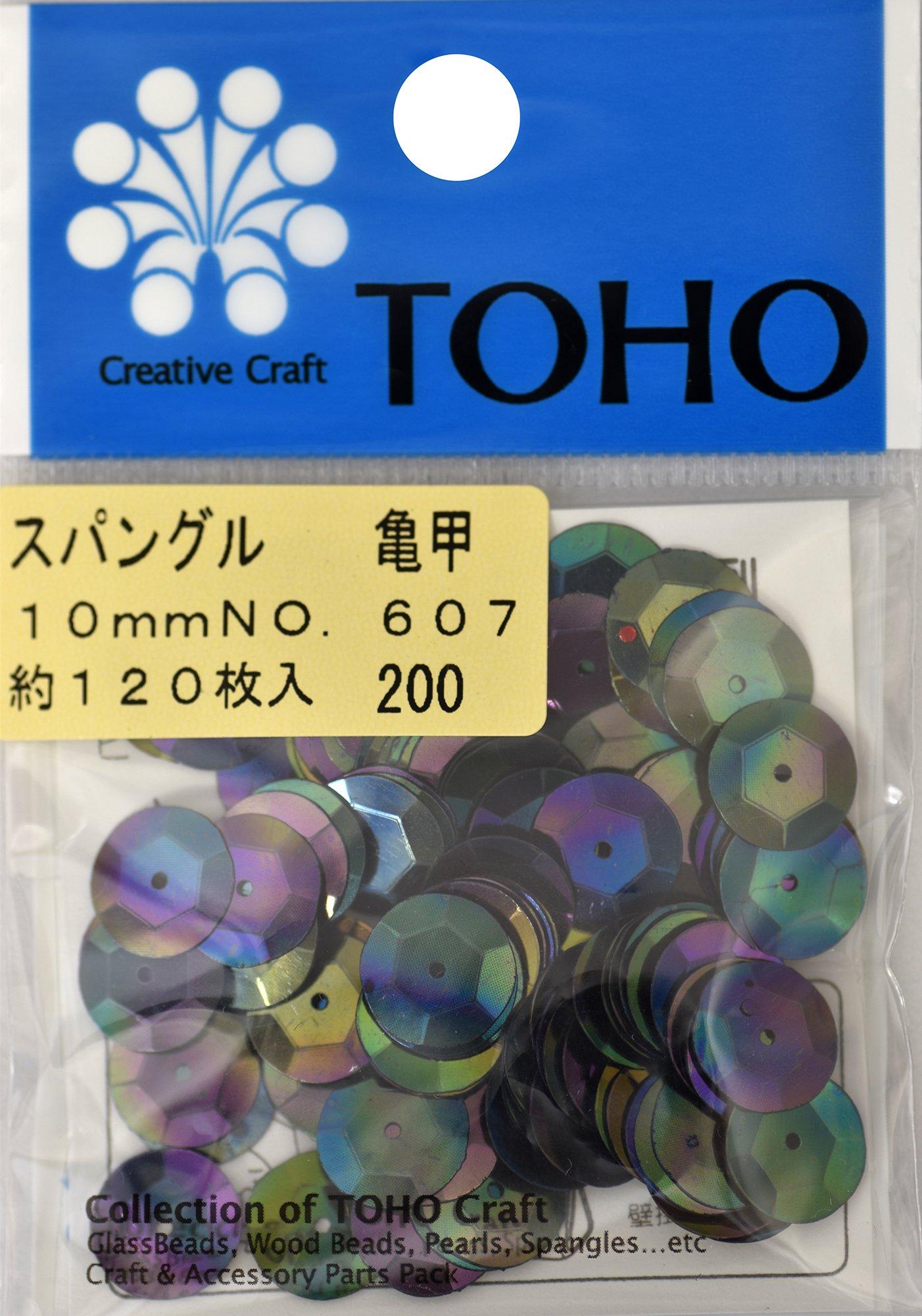 TOHO Spangle Tortoise Shell Approx. 10mm Approx. 120 pieces No.607