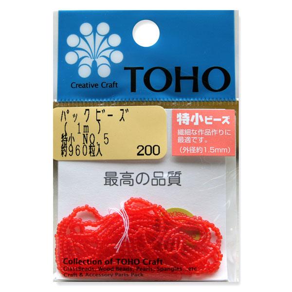 TOHO Extra Small Beads Threading Beads Approx. 1.5mm Outer Diameter 1m Roll No.5