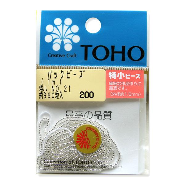 TOHO Extra Small Beads Threading Beads Approx. 1.5mm Outer Diameter 1m Roll No.21
