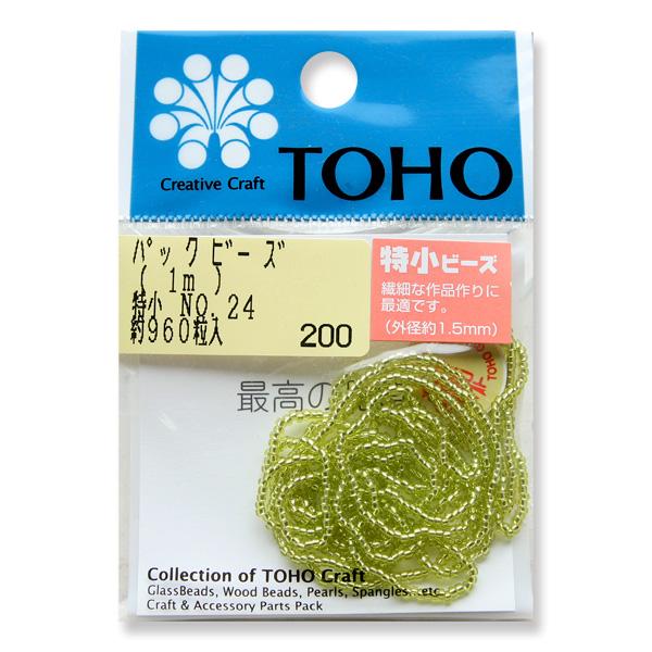 TOHO Extra Small Beads Threading Beads Approx. 1.5mm Outer Diameter 1m Roll No.24
