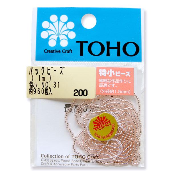 TOHO Extra Small Beads Threading Beads Approx. 1.5mm Outer Diameter 1m Roll No.31