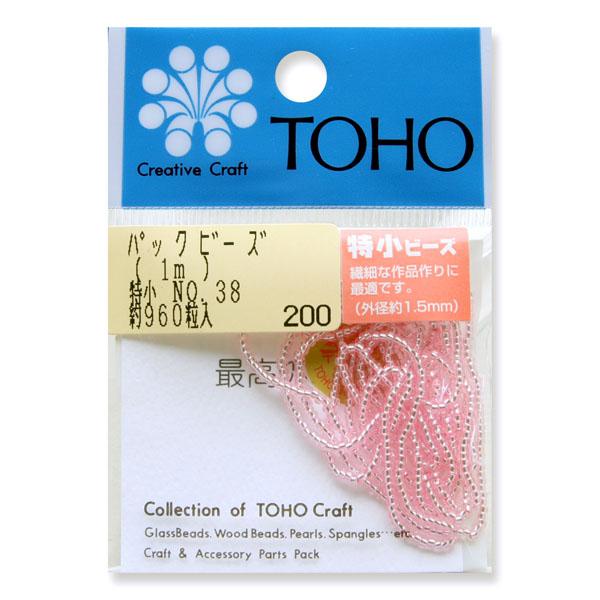 TOHO Extra Small Beads Threading Beads Approx. 1.5mm Outer Diameter 1m Roll No.38