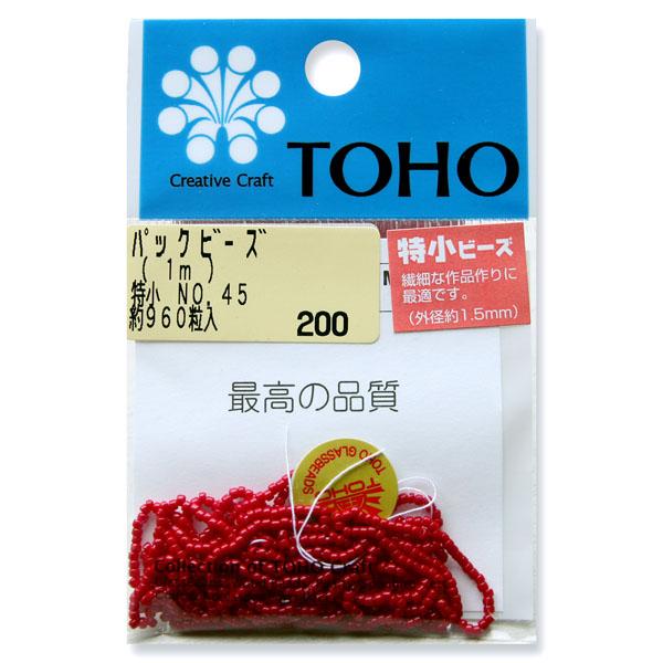 TOHO Extra Small Beads Threading Beads Approx. 1.5mm Outer Diameter 1m Roll No.45