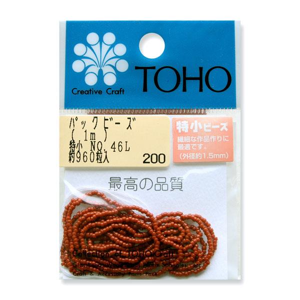 TOHO Extra Small Beads Threading Beads Approx. 1.5mm Outer Diameter 1m Roll No.46L
