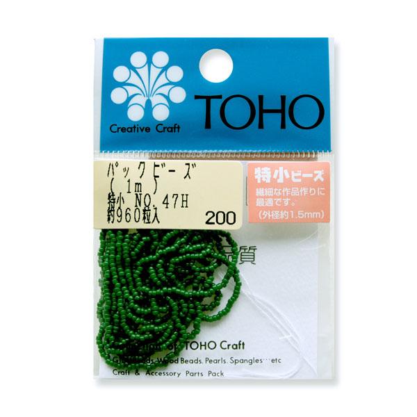 TOHO Extra Small Beads Threading Beads Approx. 1.5mm Outer Diameter 1m Roll No.47H