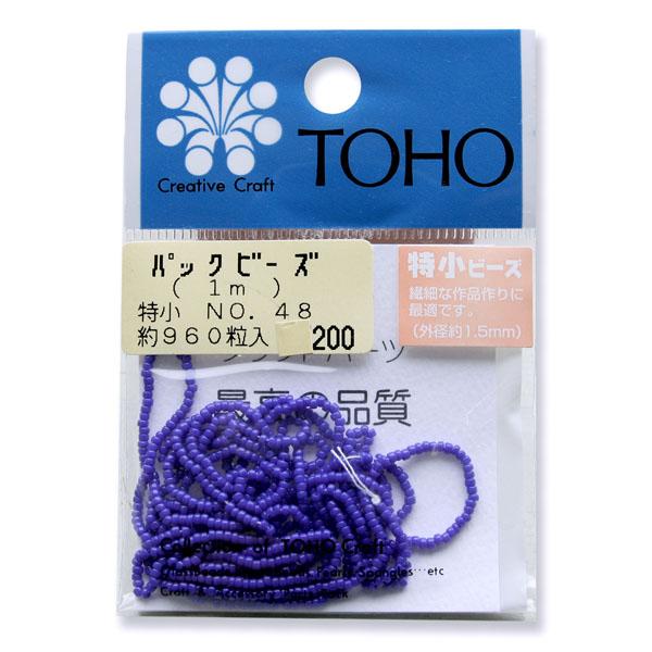 TOHO Extra Small Beads Threading Beads Approx. 1.5mm Outer Diameter 1m Roll No.48