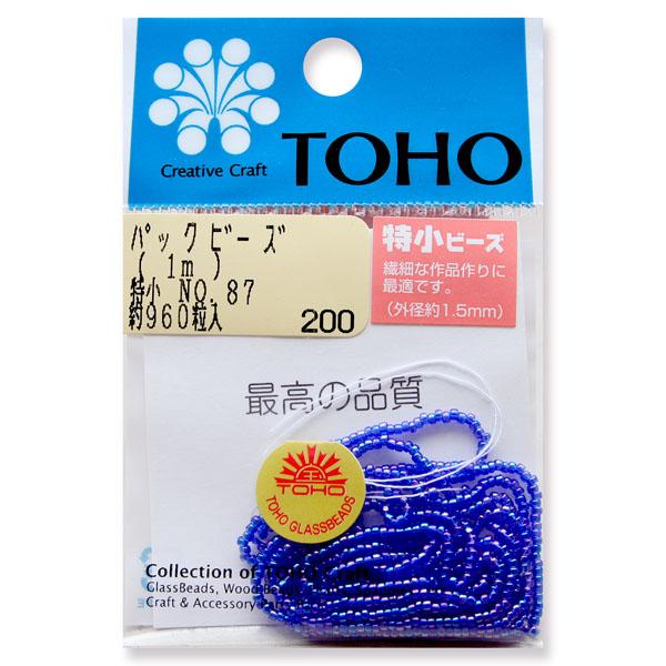 TOHO Extra Small Beads Threading Beads Approx. 1.5mm Outer Diameter 1m Roll No.87