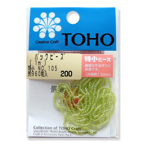 TOHO Extra Small Beads Threading Beads Approx. 1.5mm Outer Diameter 1m Roll No.105