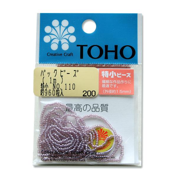 TOHO Extra Small Beads Threading Beads Approx. 1.5mm Outer Diameter 1m Roll No.110