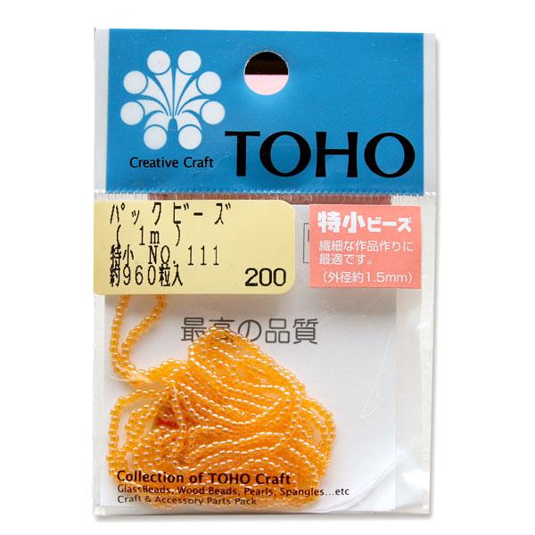 TOHO Extra Small Beads Threading Beads Approx. 1.5mm Outer Diameter 1m Roll No.111