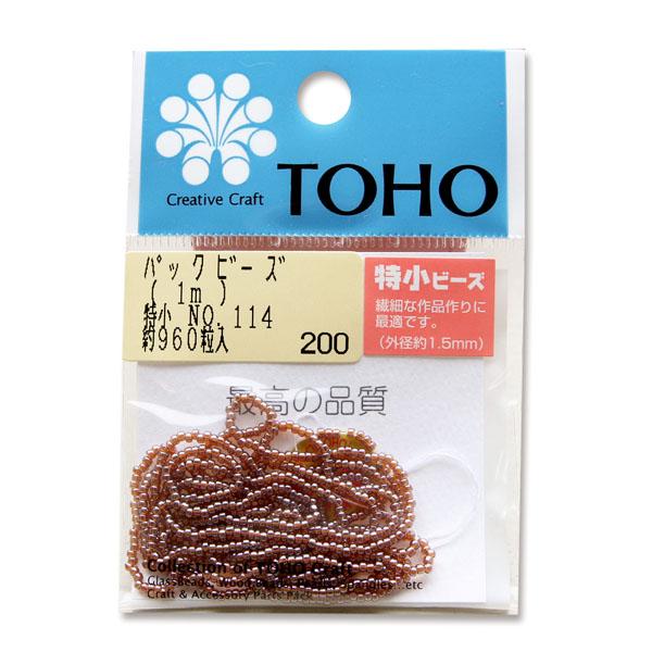 TOHO Extra Small Beads Threading Beads Approx. 1.5mm Outer Diameter 1m Roll No.114