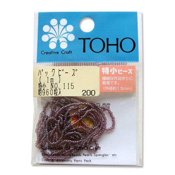 TOHO Extra Small Beads Threading Beads Approx. 1.5mm Outer Diameter 1m Roll No.115