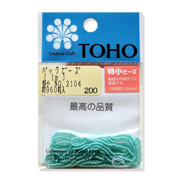 TOHO Extra Small Beads Threading Beads Approx. 1.5mm Outer Diameter 1m Roll No.2104