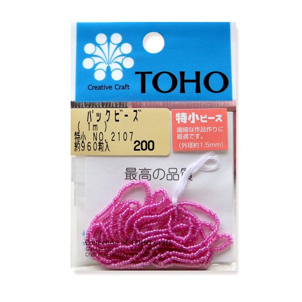 TOHO Extra Small Beads Threading Beads Approx. 1.5mm Outer Diameter 1m Roll No.2107