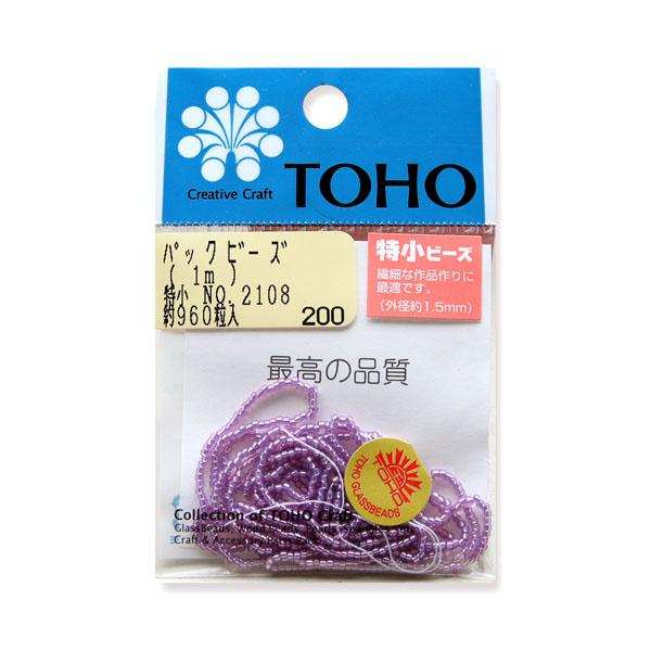 TOHO Extra Small Beads Threading Beads Approx. 1.5mm Outer Diameter 1m Roll No.2108