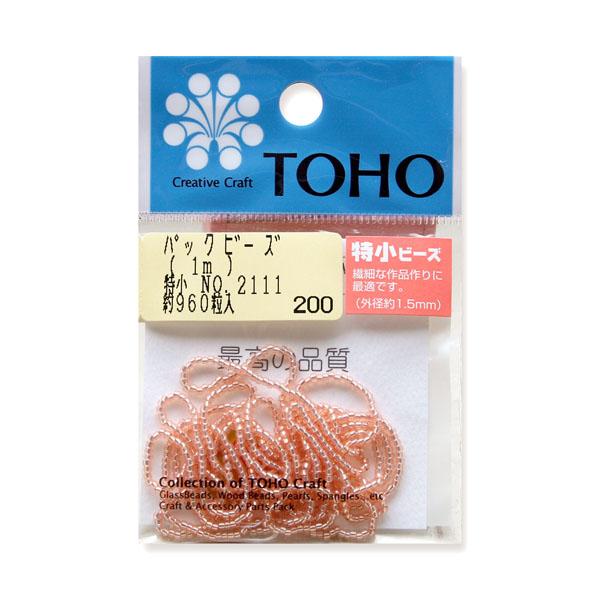 TOHO Micro Beads Threading Beads Approx. 1.5mm Outer Diameter 1m Roll No.2111