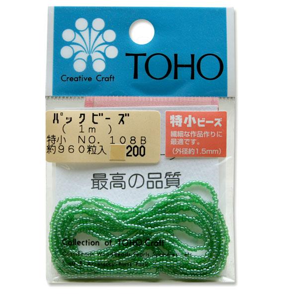 TOHO Extra Small Beads Threading Beads Approx. 1.5mm Outer Diameter 1m Roll No.108B