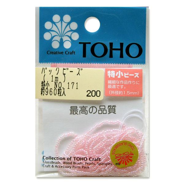 TOHO Extra Small Beads Threading Beads Approx. 1.5mm Outer Diameter 1m Roll No.171
