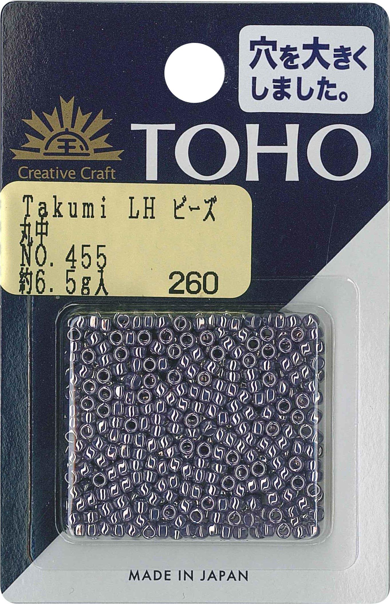 TOHO Takumi LH Beads Marunaka Approx. 2.6mm Diameter Approx. 6.5g Per Bag No.455