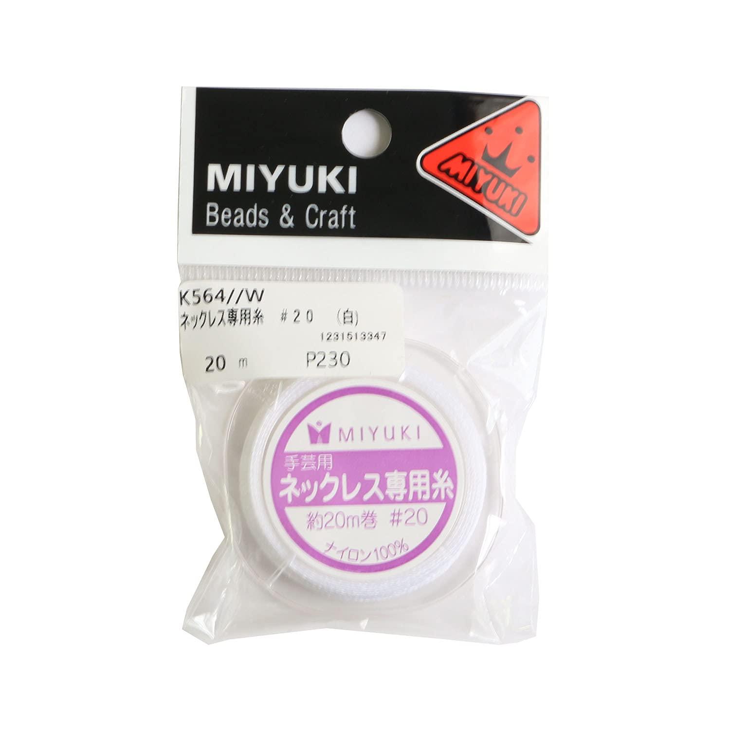 MIYUKI Necklace Thread #20/20m Roll White K564/W