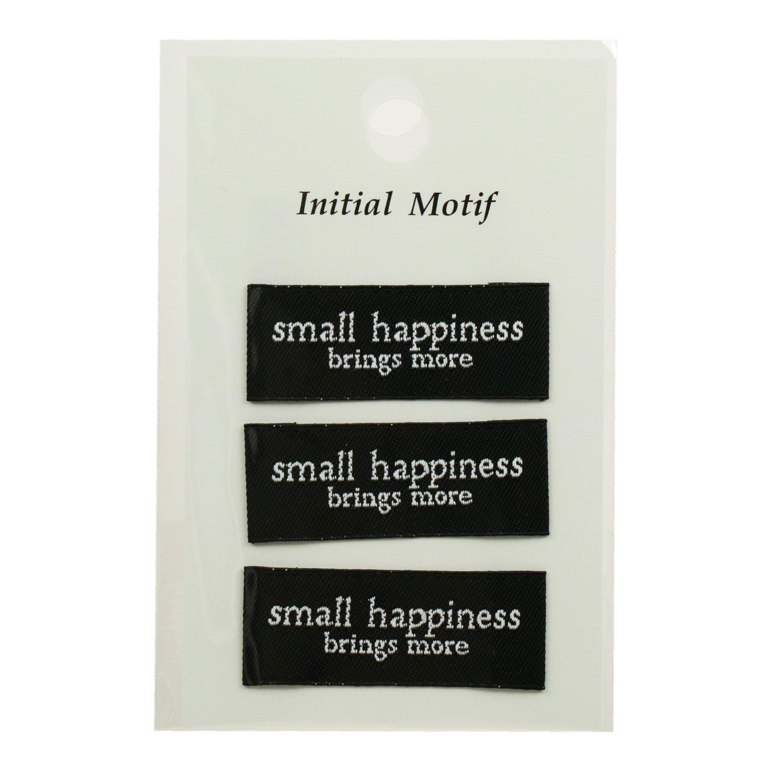 KIYOHARA Initial Motif Series Motif Tag Name S Size #04 small happiness IMN-03