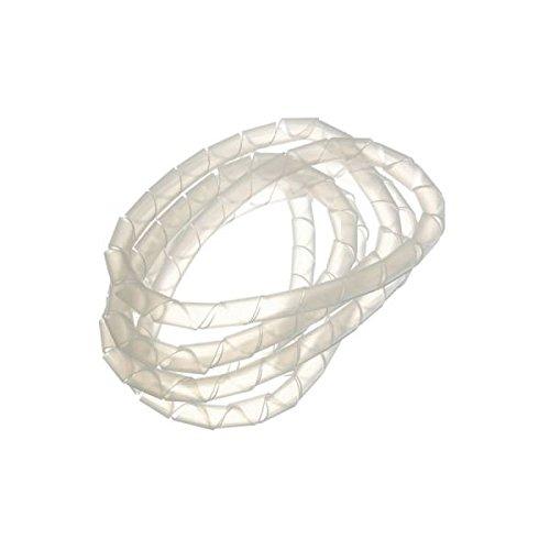 YAZAWA Cable Organizer Tube Inner Diameter: 12mm White 1.5m FCT12W