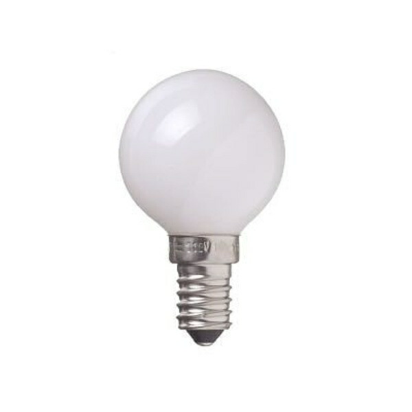 YAZAWA Baby Ball Bulb G40 E17 25W White G401725W YAZAWA