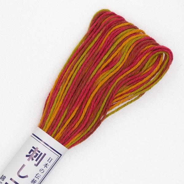 Olympus Thred Sashiko Thread Colorful 1 skein approx. 20m OS-20M-93
