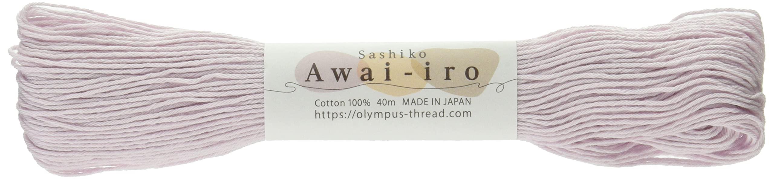 Olimpas Silk Sashiko Thread Awai-iro Col.A1