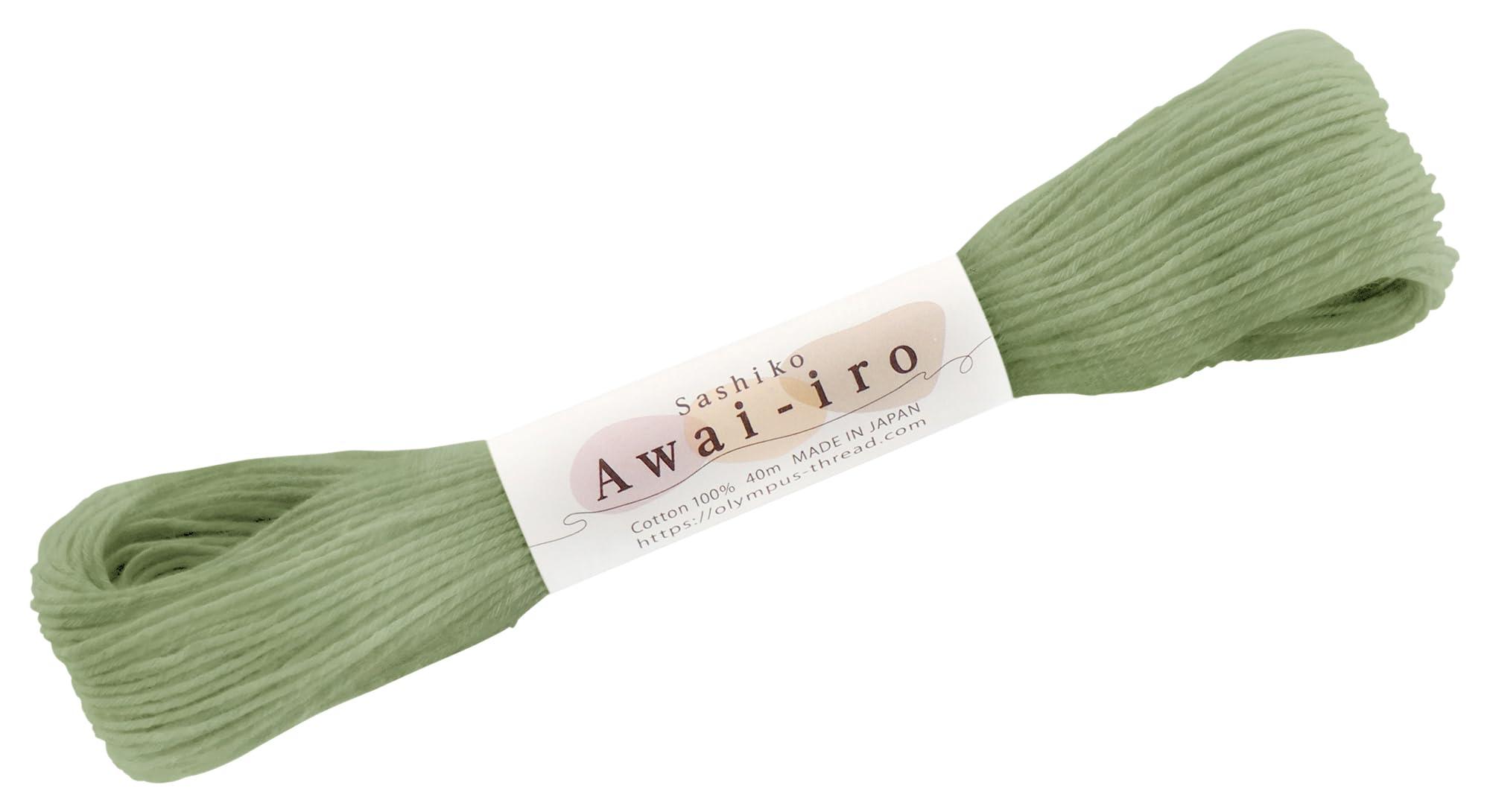 Olimpas Sashiko Thread Sashiko Awai-iro Approx. 40m COL. A19 Laurel Series