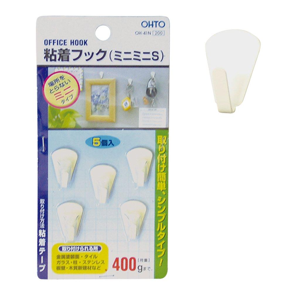 Auto Adhesive Hook Adhesive Hook Mini Mini S White OH-41N White