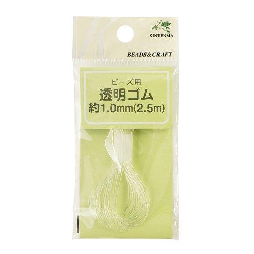 Kawamura Seihu Kintemma Clear Rubber 1.0mm 2.5m Clear kw20123