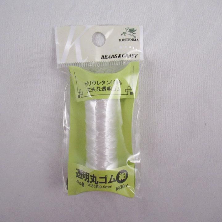 Kawamura Seihu Kintemma Clear Round Elastic Thin 30m Clear kw91675