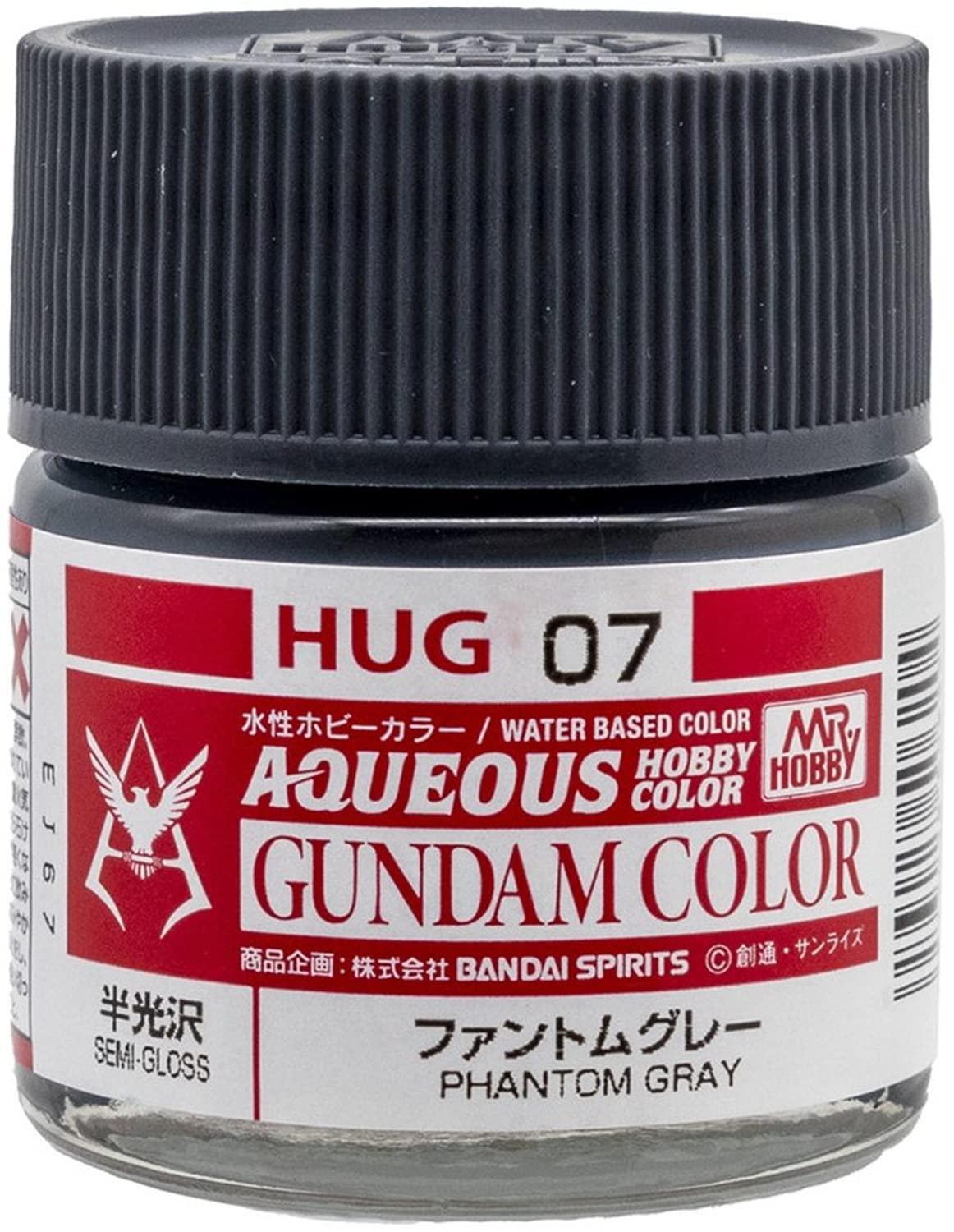 GSI Creos Water-Based Gundam Color Phantom Gray 10ml Model Paint HUG07