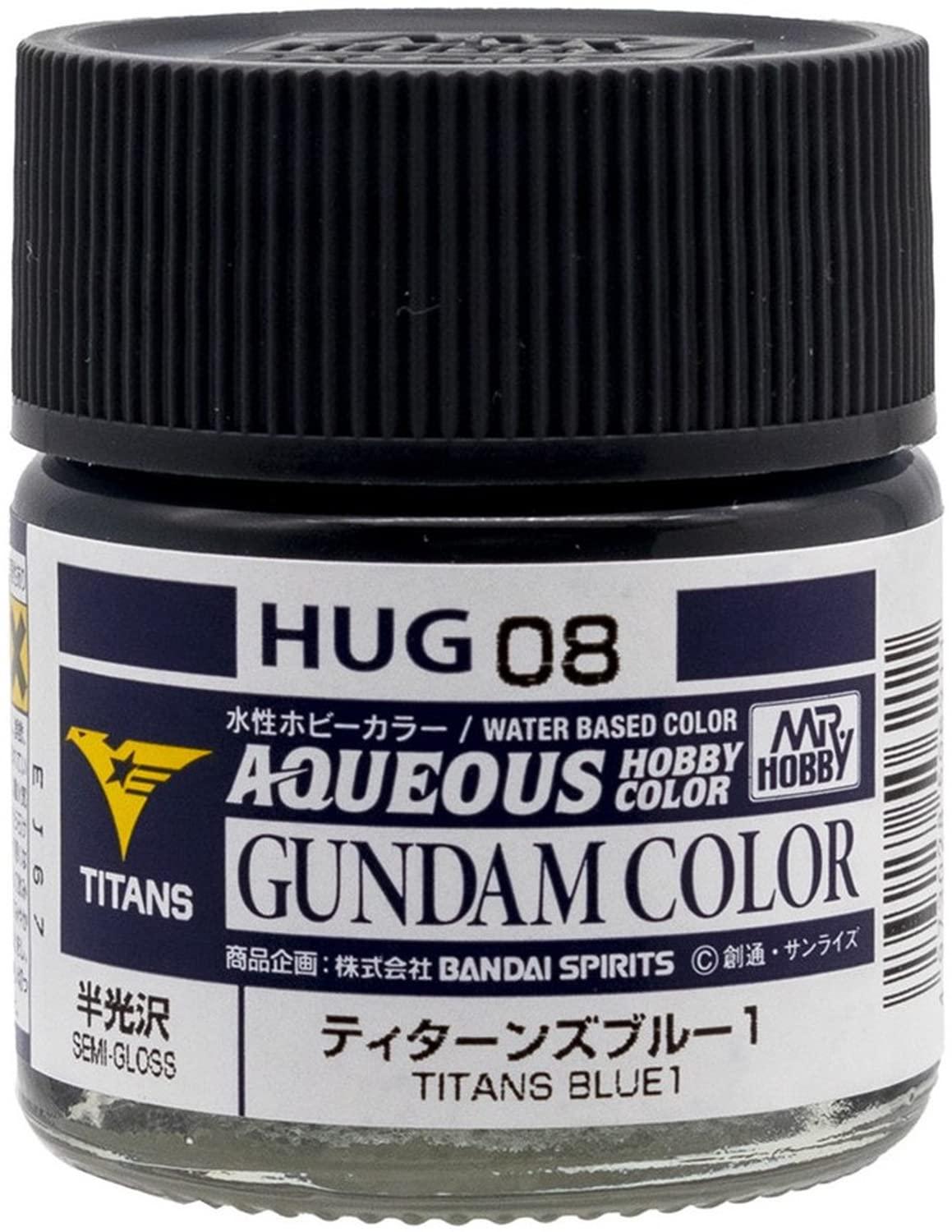 GSI Creos Water-Based Gundam Color Titans Blue 1 10ml Model Paint HUG08