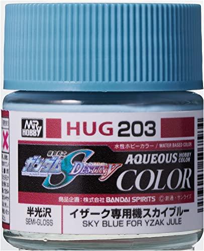GSI Creos Water-Based Gundam Color Izack's Custom Unit Sky Blue 10ml Model Paint HUG203